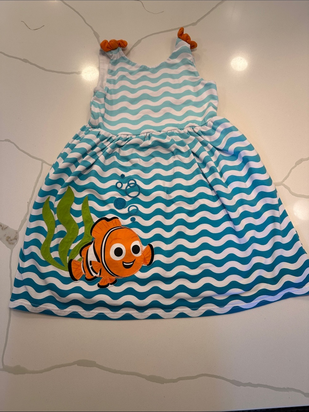 Little Sleepies Disney finding Nemo skater twirl dress size 6